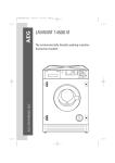 Electrolux 14500 VI Washer User Manual