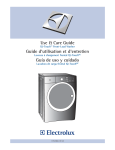 Electrolux 137519000 A (1112) Dishwasher User Manual