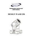 Elation Professional 250 Camcorder User Manual