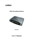 Edimax Technology AR-6024 Network Router User Manual