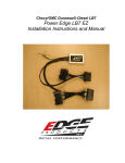EDGE Tech Diesel LB7 Automobile Parts User Manual