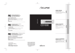Eclipse - Fujitsu Ten CD1000 Car Stereo System User Manual