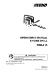 Echo EDR-210 Remote Starter User Manual