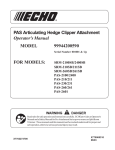Echo 99944200590, SRM-2100SB/2400SB, SRM-210SB/211SB, SRM-260SB/261SB, PAS-2100/2400, PAS-210/211, PAS-230/231, PAS-260/261, PAS