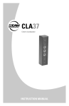 EAW CLA37 Speaker User Manual