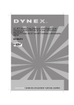 Dynex DX-R32TV CRT Television User Manual