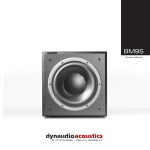 Dynaudio BM9S Car Speaker User Manual