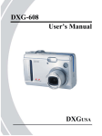 DXG Technology DXG-608 Digital Camera User Manual