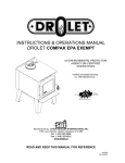Drolet 45109A Stove User Manual