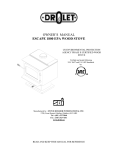 Drolet 1800 EPA Stove User Manual