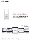 D-Link airpremier n dual band poe access point Network Router User Manual