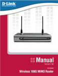 D-Link 108G Network Router User Manual