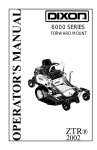 Dixon 13090-0601 Lawn Mower User Manual