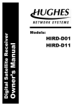DirecTV HIRD-D01 Satellite Radio User Manual