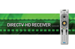 DirecTV H20 TV Receiver User Manual