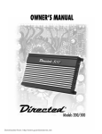 Directed Electronics 500 Car Speaker User Manual