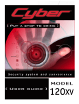 Directed Electronics 120XV Automobile Alarm User Manual