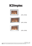 Dimplex (SP4) SP420 Indoor Fireplace User Manual