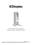 Dimplex OFRC20TI Electric Heater User Manual