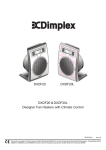 Dimplex DXDF20L Fan User Manual