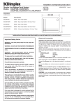 Dimplex ARLWP800TI Fan User Manual