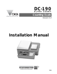 Digi DC-190 Scale User Manual