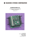 Diamond Power Products MM-48-AT Network Card User Manual