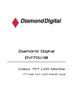 Diamond Multimedia DV170J/JB Computer Monitor User Manual