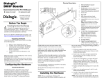 Dialogic DM/IP481-2T1-PCI-100BT Network Card User Manual