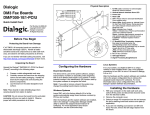 Dialogic DM/F300-1E1-PCIU Network Card User Manual