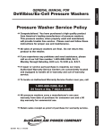 DeVillbiss Air Power Company D21684 Pressure Washer User Manual