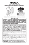 Desa (V)B36I Indoor Fireplace User Manual
