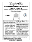 Desa Tech SL30PT Gas Heater User Manual