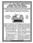 Desa CGD3924NR Gas Heater User Manual