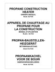 Desa BLP35E Gas Heater User Manual