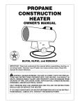 Desa 30LP Electric Heater User Manual