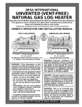 Desa 103426-01 Indoor Fireplace User Manual