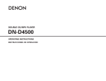 Denon DN-D4500 CD Player User Manual