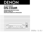 Denon DN-C550R CD Player User Manual