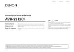 Denon AVR-2312CI Network Card User Manual
