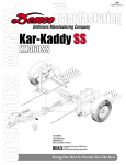 Demco KK460SS Utility Trailer User Manual