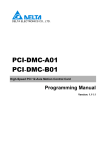 Delta Electronics PCI-DMC-A01 Computer Hardware User Manual