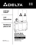 Delta 50-763 Dust Collector User Manual