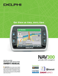 Delphi NAV300 GPS Receiver User Manual