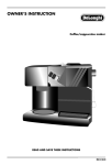 DeLonghi BCO60 Coffeemaker User Manual