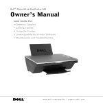 Dell 942 All in One Printer User Manual