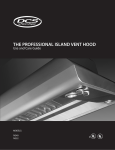 DCS IVS40 Ventilation Hood User Manual