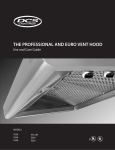 DCS ES30 Ventilation Hood User Manual