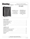 Danby DWC458BLS Refrigerator User Manual