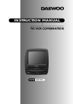 Daewoo DVQ 9H1FC TV VCR Combo User Manual